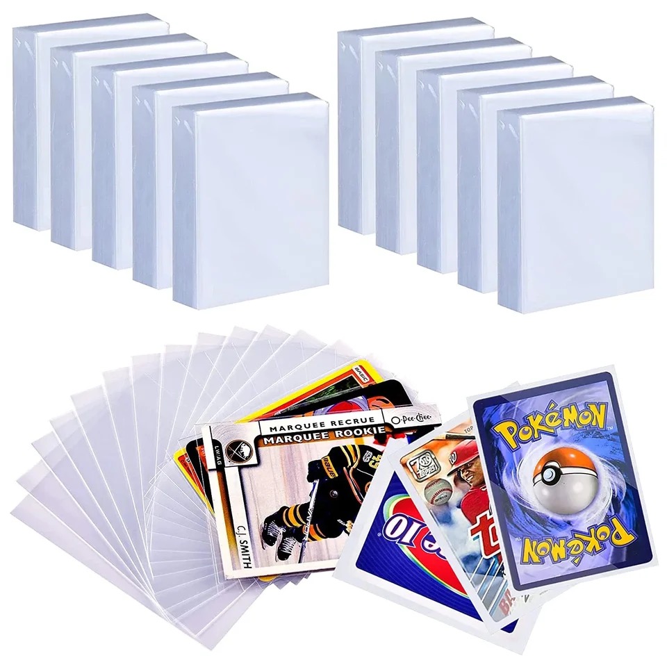 200 Pcs Transparent Playing Ca - Collector Card Sleeve 评论和价格