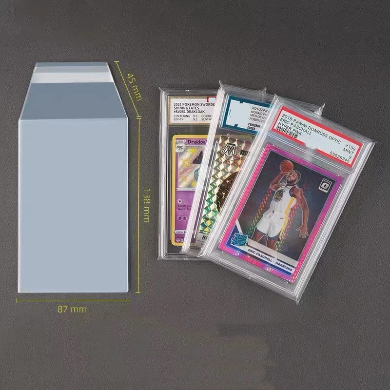 100pcs Sleeves For Graded Slab - Collector Card Sleeve 评论和价格