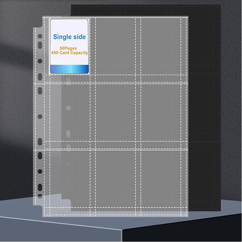 50 Pages 450 Pockets Single Si - Collector Card Sleeve 评论和价格